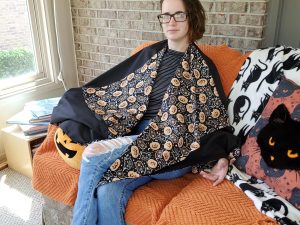 B.UR.SLF Gothic Halloween Cloak - Bats