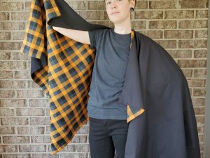 B.UR.SLF Gothic Halloween Cloak - Bats
